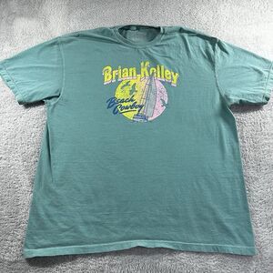 Brian Kelly Shirt Men 2x Blue‎ Designed on the Beach BK Beach Cowboy FGL Merch